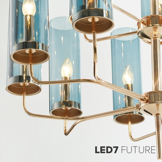 Loft Industry Modern - Rainbow Chandelier2